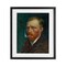 Stupell Industries Van Gogh Portrait with Smoke Framed Print Under Glass, design by Masters Redux